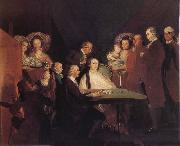 Francisco Goya The Family of the Infante Don luis oil painting